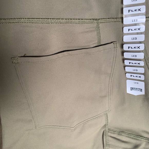 NWT Duluth NoGA Namastash slim leg pants Large with 31 length - Picture 4 of 6